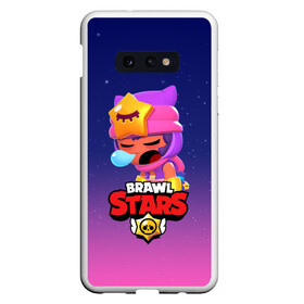 Чехол для Samsung S10E с принтом BRAWL STARS - SANDY в Курске, Силикон | Область печати: задняя сторона чехла, без боковых панелей | Тематика изображения на принте: brawl | bull | colt | crow | game | games | leon | online | penny | poco | sandy | shelly | spike | star | stars | wanted | брав | бравл | браво | звезда | звезды | игра | игры | лого | онлайн | сенди | старс | сэнди