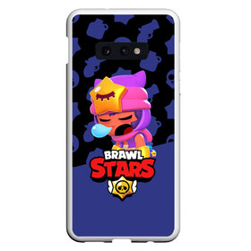 Чехол для Samsung S10E с принтом BRAWL STARS - SANDY в Курске, Силикон | Область печати: задняя сторона чехла, без боковых панелей | Тематика изображения на принте: brawl | bull | colt | crow | game | games | leon | online | penny | poco | sandy | shelly | spike | star | stars | wanted | брав | бравл | браво | звезда | звезды | игра | игры | лого | онлайн | сенди | старс | сэнди