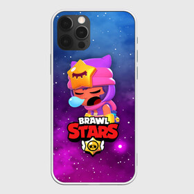 Чехол для iPhone 12 Pro с принтом SANDY SPACE (Brawl Stars) в Курске, силикон | область печати: задняя сторона чехла, без боковых панелей | brawl | bull | colt | crow | game | games | leon | online | penny | poco | sandy | shelly | spike | star | stars | wanted | брав | бравл | браво | звезда | звезды | игра | игры | лого | онлайн | сенди | старс | сэнди