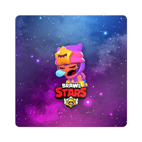 Магнит виниловый Квадрат с принтом SANDY SPACE (Brawl Stars) в Курске, полимерный материал с магнитным слоем | размер 9*9 см, закругленные углы | Тематика изображения на принте: brawl | bull | colt | crow | game | games | leon | online | penny | poco | sandy | shelly | spike | star | stars | wanted | брав | бравл | браво | звезда | звезды | игра | игры | лого | онлайн | сенди | старс | сэнди