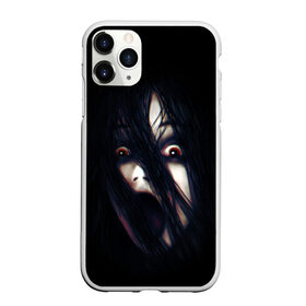Чехол для iPhone 11 Pro Max матовый с принтом Cry в Курске, Силикон |  | black | cry | eyes | fear | girl | hair | hairstyle | halloween | horror | pitch dark | волосы | глаза | девочка | крик | прическа | темень | ужас | хэллоуин | черный