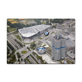 Пазл магнитный 126 элементов с принтом BMW city в Курске, полимерный материал с магнитным слоем | 126 деталей, размер изделия —  180*270 мм | bmw | buildings | city | germany | munich | prestige | бмв | германия | город | здания | мюнхен | престиж
