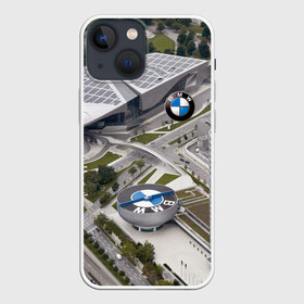 Чехол для iPhone 13 mini с принтом BMW city в Курске,  |  | bmw | buildings | city | germany | munich | prestige | бмв | германия | город | здания | мюнхен | престиж