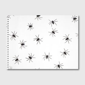 Альбом для рисования с принтом Пауки в Курске, 100% бумага
 | матовая бумага, плотность 200 мг. | Тематика изображения на принте: spider | spiders | абстрактный | абстракция | животное | животные | жук | жуки | насекомое | насекомые | паук | паучий | паучки | паучок | природа | фауна