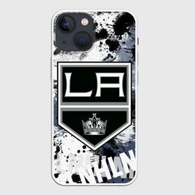 Чехол для iPhone 13 mini с принтом Лос Анджелес Кингз в Курске,  |  | hockey | kings | los angeles | los angeles kings | nhl | usa | кингз | лос анджелес | лос анджелес кингз | нхл | спорт | сша | хоккей | шайба