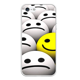 Чехол для iPhone 5/5S матовый с принтом EMOJI 2019 в Курске, Силикон | Область печати: задняя сторона чехла, без боковых панелей | emoji | настроение | позитив | смайлики | смайлы | стикеры | текстура смайл | улыбки | фон смайл | эмодзи