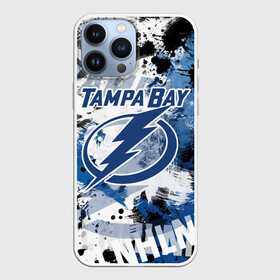Чехол для iPhone 13 Pro Max с принтом Тампа Бэй Лайтнинг в Курске,  |  | hockey | lightning | nhl | tampa bay | tampa bay lightning | usa | лайтнинг | нхл | спорт | сша | тампа бэй | тампа бэй лайтнинг | хоккей | шайба