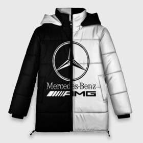 Женская зимняя куртка 3D с принтом MERCEDES-BENZ в Курске, верх — 100% полиэстер; подкладка — 100% полиэстер; утеплитель — 100% полиэстер | длина ниже бедра, силуэт Оверсайз. Есть воротник-стойка, отстегивающийся капюшон и ветрозащитная планка. 

Боковые карманы с листочкой на кнопках и внутренний карман на молнии | amg | benz | mercedes | амг | бенз | бенс | бенц | гелик | мерин | мерс | мерседес