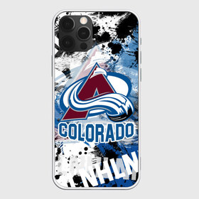 Чехол для iPhone 12 Pro Max с принтом Колорадо Эвеланш в Курске, Силикон |  | avalanche | colorado | colorado avalanche | hockey | nhl | usa | колорадо | колорадо эвеланш | нхл | спорт | сша | хоккей | шайба | эвеланш