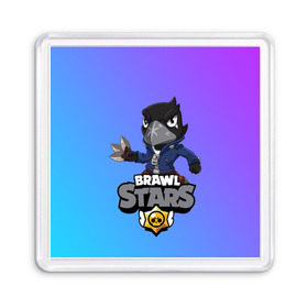 Магнит 55*55 с принтом Crow (Brawl Stars) в Курске, Пластик | Размер: 65*65 мм; Размер печати: 55*55 мм | brawl stars | crow | game | leon | бравл | бравл стар | бравл старс | ворон | ворона | детская | детям | игра | компьютерная игра | кров | леон | персонаж | развлечение