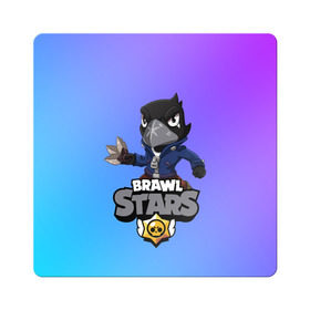 Магнит виниловый Квадрат с принтом Crow (Brawl Stars) в Курске, полимерный материал с магнитным слоем | размер 9*9 см, закругленные углы | brawl stars | crow | game | leon | бравл | бравл стар | бравл старс | ворон | ворона | детская | детям | игра | компьютерная игра | кров | леон | персонаж | развлечение