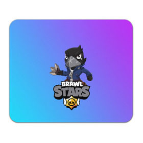 Коврик для мышки прямоугольный с принтом Crow (Brawl Stars) в Курске, натуральный каучук | размер 230 х 185 мм; запечатка лицевой стороны | Тематика изображения на принте: brawl stars | crow | game | leon | бравл | бравл стар | бравл старс | ворон | ворона | детская | детям | игра | компьютерная игра | кров | леон | персонаж | развлечение