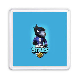 Магнит 55*55 с принтом Crow (Brawl Stars) в Курске, Пластик | Размер: 65*65 мм; Размер печати: 55*55 мм | brawl stars | crow | game | leon | бравл | бравл стар | бравл старс | ворон | ворона | детская | детям | игра | компьютерная игра | кров | леон | персонаж | развлечение