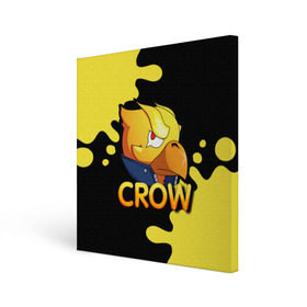 Холст квадратный с принтом Crow (Brawl Stars) в Курске, 100% ПВХ |  | brawl stars | crow | game | leon | бравл | бравл стар | бравл старс | ворон | ворона | детская | детям | игра | компьютерная игра | кров | леон | персонаж | развлечение