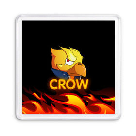 Магнит 55*55 с принтом Crow (Brawl Stars) в Курске, Пластик | Размер: 65*65 мм; Размер печати: 55*55 мм | brawl stars | crow | game | leon | бравл | бравл стар | бравл старс | ворон | ворона | детская | детям | игра | компьютерная игра | кров | леон | персонаж | развлечение