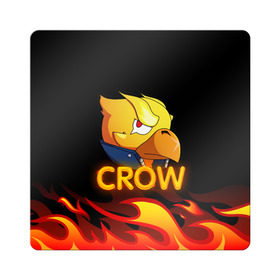 Магнит виниловый Квадрат с принтом Crow (Brawl Stars) в Курске, полимерный материал с магнитным слоем | размер 9*9 см, закругленные углы | brawl stars | crow | game | leon | бравл | бравл стар | бравл старс | ворон | ворона | детская | детям | игра | компьютерная игра | кров | леон | персонаж | развлечение