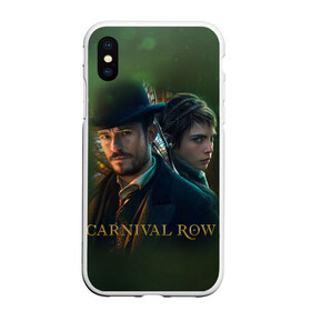 Чехол для iPhone XS Max матовый с принтом Carnival Row в Курске, Силикон | Область печати: задняя сторона чехла, без боковых панелей | Тематика изображения на принте: cara delevingne | carnival row | виньет стоунмосс | кара делевинь | карнивал роу | фентази | фея