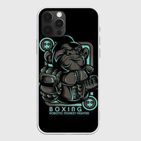 Чехол для iPhone 12 Pro Max с принтом Gorilla fighter в Курске, Силикон |  | boxing | cool | fighter | fist | glove | gorilla | monkey | power | punch | robot | боец | бокс | горилла | крутая | кулак | обезьяна | перчатка | робот | сила | удар