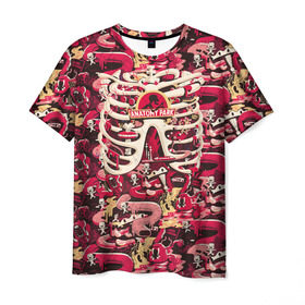 Мужская футболка 3D с принтом Anatomy Park в Курске, 100% полиэфир | прямой крой, круглый вырез горловины, длина до линии бедер | anatomy park | dsgnosadchaya | rick  morty | vdosadir | джастин ройланд | дэн хармон | миссикс | плюмбус | рик и морти
