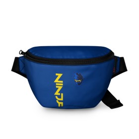 Поясная сумка 3D с принтом FORTNITE NINJA в Курске, 100% полиэстер | плотная ткань, ремень с регулируемой длиной, внутри несколько карманов для мелочей, основное отделение и карман с обратной стороны сумки застегиваются на молнию | fnchap2 | fortnite | fortnite 2 | fortnite x | marshmello | ninja | ninja hyper streamer | ninja streamer | streamer | tyler blevins | маршмелло | ниндзя | фортнайт | фортнайт 2 | фортнайт глава 2