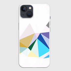 Чехол для iPhone 13 с принтом GEOMETRY в Курске,  |  | abstract | abstraction | color | geometry | paitnt | polygon | polygonal | psy | абстракция | геометрия | краски | неоновые | полигоны | психоделика