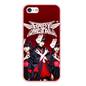 Чехол для iPhone 5/5S матовый с принтом BABYMETAL в Курске, Силикон | Область печати: задняя сторона чехла, без боковых панелей | babymetal | moametal | su metal | yuimetal | бэбимэтал | группы | каваий метал | метал | музыка