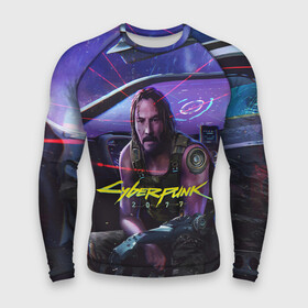 Мужской рашгард 3D с принтом CYBERPUNK 2077   КИАНУ в Курске,  |  | 2077 | cyber | cyberpunk | demon | glitch | keanu | logo | punk | reeves | samurai | symbol | team | trauma | глитч | демон | киану | кибер | киберпанк | клан | лого | логотип | огонь | панк | ривз | самурай | символ