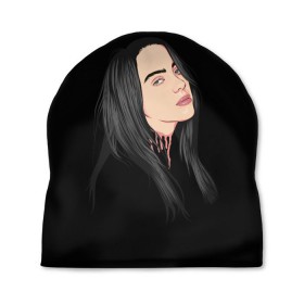 Шапка 3D с принтом Billie Eilish в Курске, 100% полиэстер | универсальный размер, печать по всей поверхности изделия | bad | billie | boy | boys | eilish | girl | girls | music | pop | rap | sad | trend | билли | грустно | девочка | девочки | девушка | мальчик | музыка | поп | рэп | тренд | эйлиш