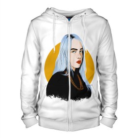 Мужская толстовка 3D на молнии с принтом Billie Eilish в Курске, 100% полиэстер | длина до линии бедра, манжеты и пояс оформлены мягкой тканевой резинкой, двухслойный капюшон со шнурком для регулировки, спереди молния, по бокам два кармана | Тематика изображения на принте: bad | billie | boy | boys | eilish | girl | girls | music | pop | rap | sad | trend | билли | грустно | девочка | девочки | девушка | мальчик | музыка | поп | рэп | тренд | эйлиш