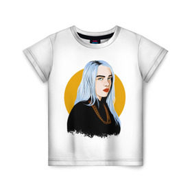 Детская футболка 3D с принтом Billie Eilish в Курске, 100% гипоаллергенный полиэфир | прямой крой, круглый вырез горловины, длина до линии бедер, чуть спущенное плечо, ткань немного тянется | bad | billie | boy | boys | eilish | girl | girls | music | pop | rap | sad | trend | билли | грустно | девочка | девочки | девушка | мальчик | музыка | поп | рэп | тренд | эйлиш