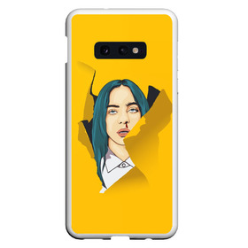 Чехол для Samsung S10E с принтом Billie Eilish в Курске, Силикон | Область печати: задняя сторона чехла, без боковых панелей | bad | billie | boy | boys | eilish | girl | girls | music | pop | rap | sad | trend | билли | грустно | девочка | девочки | девушка | мальчик | музыка | поп | рэп | тренд | эйлиш