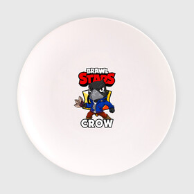Тарелка с принтом BRAWL STARS CROW в Курске, фарфор | диаметр - 210 мм
диаметр для нанесения принта - 120 мм | brawl stars | brawl stars crow | brawler | crow | бравл старз | бравлер | ворон