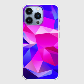 Чехол для iPhone 13 Pro с принтом NEON POLYGON в Курске,  |  | abstract | abstraction | color | geometry | paitnt | polygon | polygonal | psy | абстракция | геометрия | краски | неоновые | полигоны | психоделика