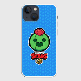 Чехол для iPhone 13 mini с принтом Brawl Stars. Spike в Курске,  |  | bo | brawl | brock | bull | colt | dynamike | elprimo | jessie | moba | nita | shelly | spike | stars | бо | брок | булл | джесси | динамайк | кольт | нита | спайк | шелли | эльпримо