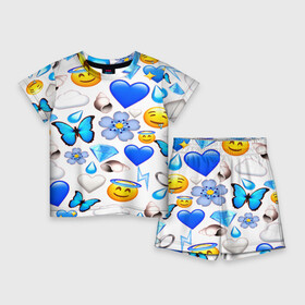Детский костюм с шортами 3D с принтом Смайлики в Курске,  |  | Тематика изображения на принте: emoji | настроение | позитив | смайлики | смайлы | стикеры | текстура смайл | улыбки | фон смайл | эмодзи