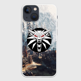 Чехол для iPhone 13 mini с принтом ВЕДЬМАК в Курске,  |  | cd projekt red | ciri | game | geralt | geralt of rivia | gwynbleidd | the witcher | the witcher 3: wild hunt | ведьмак | ведьмак 3: дикая охота | геральт | геральт из ривии | цири | цирилла