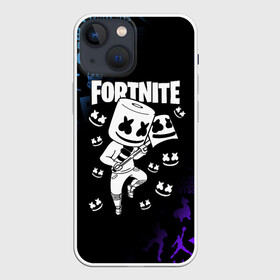 Чехол для iPhone 13 mini с принтом FORTNITE MARSHMELLO в Курске,  |  | fnchap2 | fortnite | fortnite 2 | fortnite x | marshmello | ninja | ninja hyper streamer | ninja streamer | streamer | tyler blevins | маршмелло | ниндзя | фортнайт | фортнайт 2 | фортнайт глава 2