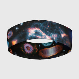 Повязка на голову 3D с принтом КОСМОС в Курске,  |  | galaxy | nebula | space | star | абстракция | вселенная | галактика | звезда | звезды | космический | планеты