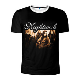 Мужская футболка 3D спортивная с принтом Nightwish в Курске, 100% полиэстер с улучшенными характеристиками | приталенный силуэт, круглая горловина, широкие плечи, сужается к линии бедра | metal | nightwish | symphonic metal | tarja | tarja turunen | turunen | метал | найтвиш | симфоник метал | тарья | турунен