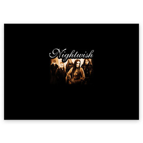 Поздравительная открытка с принтом Nightwish в Курске, 100% бумага | плотность бумаги 280 г/м2, матовая, на обратной стороне линовка и место для марки
 | Тематика изображения на принте: metal | nightwish | symphonic metal | tarja | tarja turunen | turunen | метал | найтвиш | симфоник метал | тарья | турунен