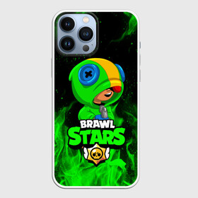 Чехол для iPhone 13 Pro Max с принтом BRAWL STARS LEON | ЛЕОН ЗЕЛЁНЫЙ ОГОНЬ в Курске,  |  | brawl stars | bull | colt | crow | leon | stars | берли | бо | брок | ворон | джесси | динамайк | дэррил | кольт | леон | мортис | нита | пайпер | пенни | поко | пэм | рикошет | спайк | фрэнк | шелли | эль примо