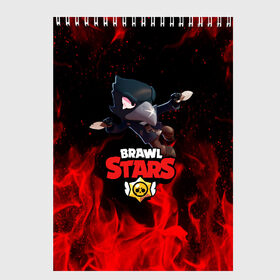 Скетчбук с принтом BRAWL STARS CROW в Курске, 100% бумага
 | 48 листов, плотность листов — 100 г/м2, плотность картонной обложки — 250 г/м2. Листы скреплены сверху удобной пружинной спиралью | brawl stars | bull | colt | crow | leon | stars | берли | бо | брок | ворон | джесси | динамайк | дэррил | кольт | леон | мортис | нита | пайпер | пенни | поко | пэм | рикошет | спайк | фрэнк | шелли | эль примо