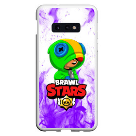 Чехол для Samsung S10E с принтом BRAWL STARS LEON в Курске, Силикон | Область печати: задняя сторона чехла, без боковых панелей | brawl stars | bull | colt | crow | leon | stars | берли | бо | брок | ворон | джесси | динамайк | дэррил | кольт | леон | мортис | нита | пайпер | пенни | поко | пэм | рикошет | спайк | фрэнк | шелли | эль примо