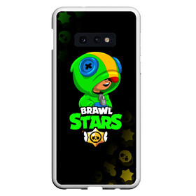 Чехол для Samsung S10E с принтом BRAWL STARS LEON в Курске, Силикон | Область печати: задняя сторона чехла, без боковых панелей | brawl stars | bull | colt | crow | leon | stars | берли | бо | брок | ворон | джесси | динамайк | дэррил | кольт | леон | мортис | нита | пайпер | пенни | поко | пэм | рикошет | спайк | фрэнк | шелли | эль примо