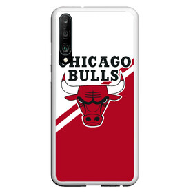 Чехол для Honor P30 с принтом Chicago Bulls Red-White в Курске, Силикон | Область печати: задняя сторона чехла, без боковых панелей | Тематика изображения на принте: bulls | chicago | chicago bulls | nba | баскетбол | буллз | нба | чикаго | чикаго буллз