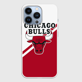 Чехол для iPhone 13 Pro с принтом Chicago Bulls Red White в Курске,  |  | Тематика изображения на принте: bulls | chicago | chicago bulls | nba | баскетбол | буллз | нба | чикаго | чикаго буллз