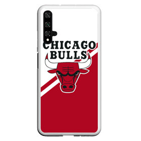 Чехол для Honor 20 с принтом Chicago Bulls Red-White в Курске, Силикон | Область печати: задняя сторона чехла, без боковых панелей | bulls | chicago | chicago bulls | nba | баскетбол | буллз | нба | чикаго | чикаго буллз