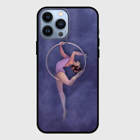 Чехол для iPhone 13 Pro Max с принтом Воздушная гимнастка в Курске,  |  | aerial gymnastic | gymnastic | gymnastics on cloth | gymnastics on the rings | воздушная гимнастика | гимнастика | гимнастика на кольцах | кольца | полотна | полотно