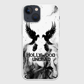 Чехол для iPhone 13 mini с принтом HOLLYWOOD UNDEAD в Курске,  |  | deuce | hollywood undead | hu | j dog | shady jeff | голливуд | голливудская нежить | даниэль мурильо | джордан террелл | джордж артур рейган | дилан альварес | мэттью сент клер | нежить