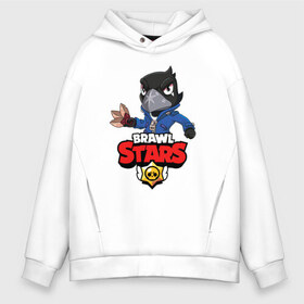 Мужское худи Oversize хлопок с принтом BRAWL STARS CROW в Курске, френч-терри — 70% хлопок, 30% полиэстер. Мягкий теплый начес внутри —100% хлопок | боковые карманы, эластичные манжеты и нижняя кромка, капюшон на магнитной кнопке | brawl stars | bull | colt | crow | leon | stars | берли | бо | брок | ворон | джесси | динамайк | дэррил | кольт | леон | мортис | нита | пайпер | пенни | поко | пэм | рикошет | спайк | фрэнк | шелли | эль примо